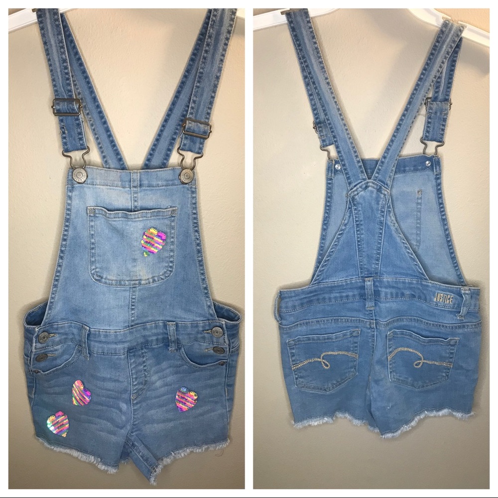 Girls Denim Shortalls ( Overall Shorts)